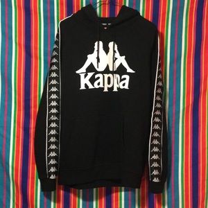 NWT black kappa pullover hoodie